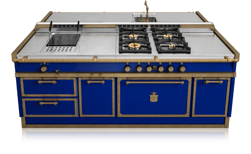 RESTART Professional Island Kitchen Ranges 228 см | Officine Gullo
