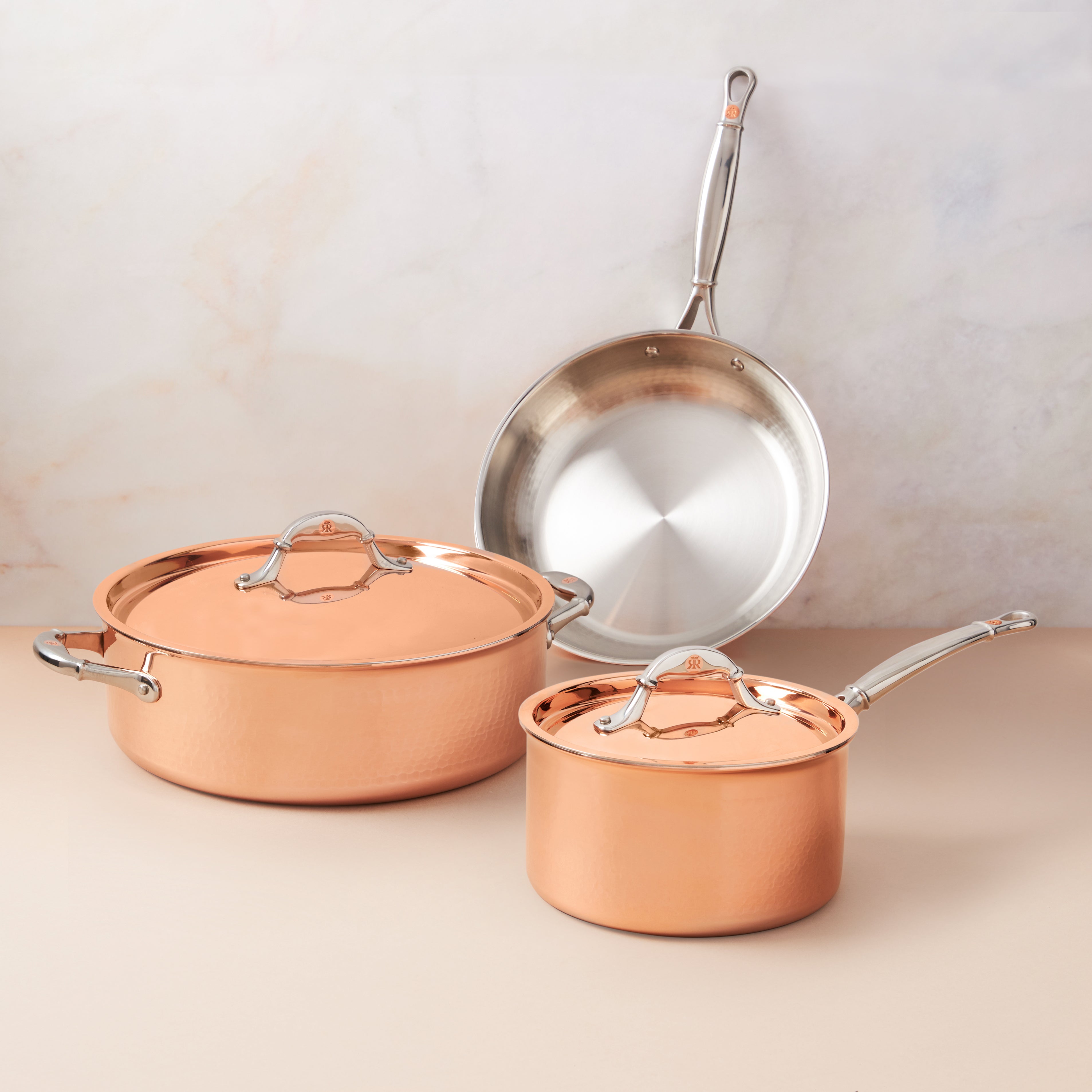 Ruffoni Copper 5-piece set